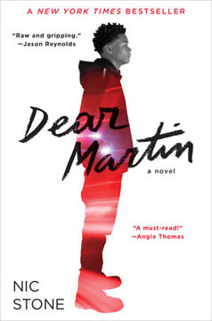 illustrated book cover for Dear Martin