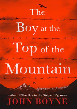 illustrated book cover for Boy at the Top of the Mountain