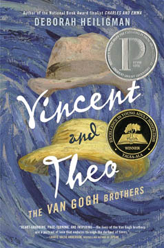 Illustrated book cover for Vincent and Theo