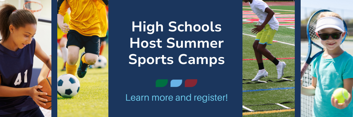 school students playing sports