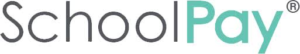 SchoolPay logo in black and teal