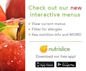 Nutrislice Banner, Check out our new interactive menus