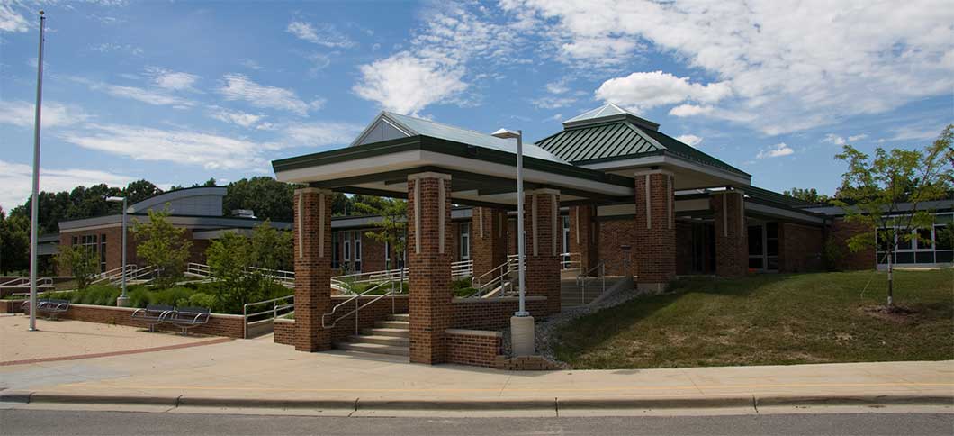 Front entrance of Ada Elementary