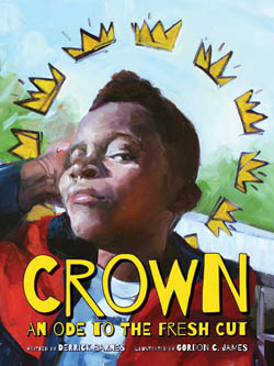 illustrated book cover for Crown: An Ode to the Fresh Cut