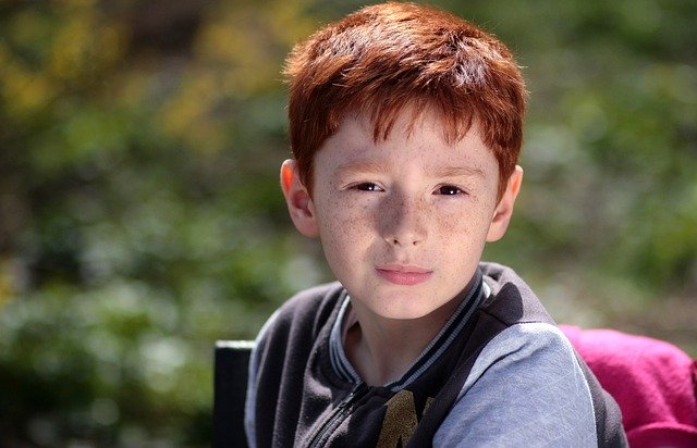 boy with red hair
