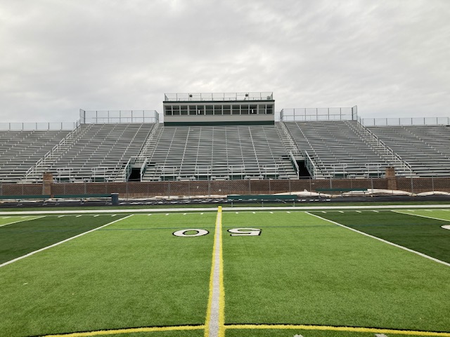 New FHC football bleachers