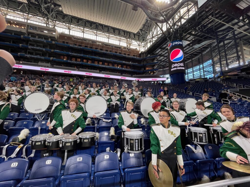 FHC Marching Band performs at Ford Field Fine Arts Forest Hills