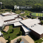 view of FHE campus with fhps logo