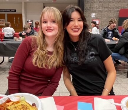 EHs Students enjoying the Academic Honors Breakfast