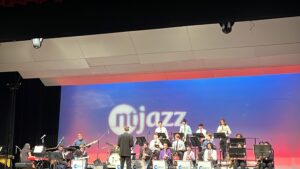 a jazz ban on a stag