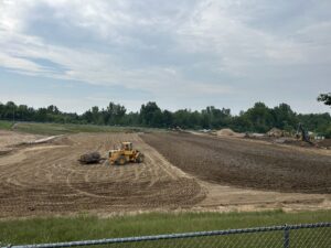 clearing a field