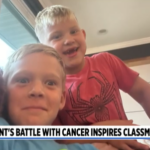 two young boys hanging out