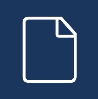 newsletter icon dark blue