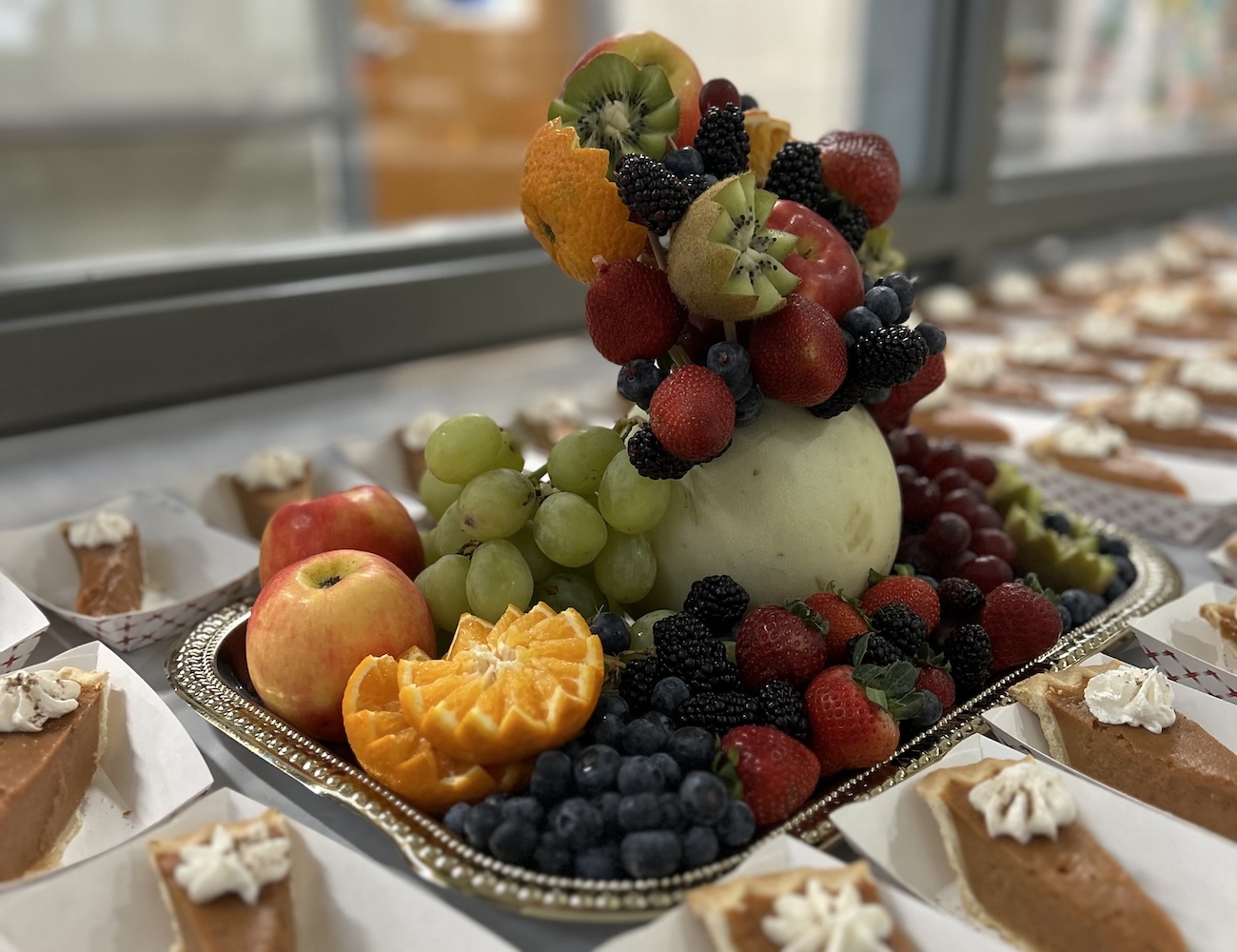Fruit sculpture