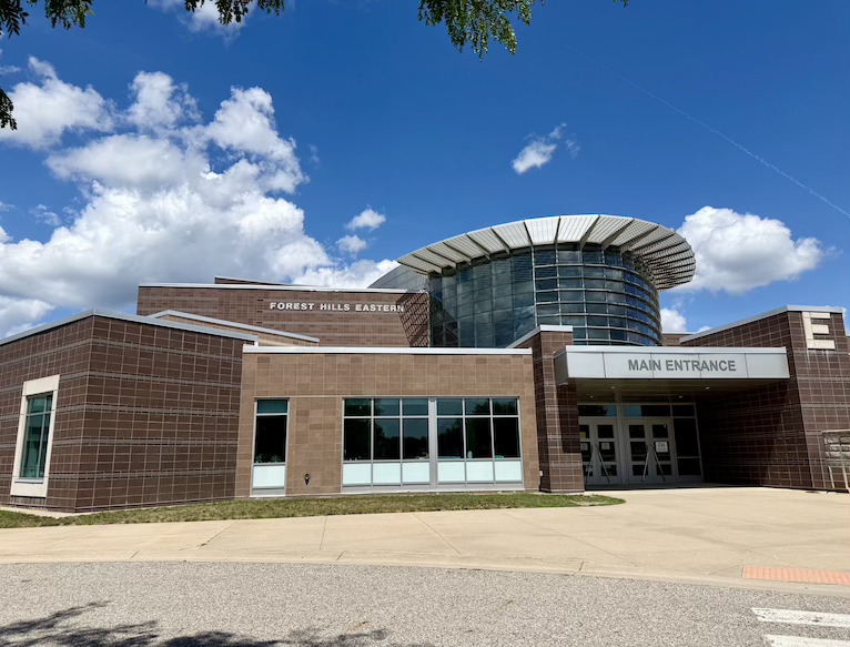 front of forest hills eastern high school building