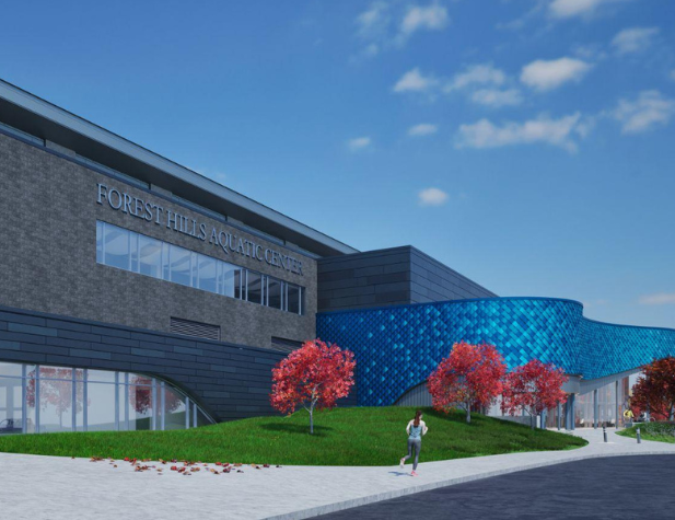 What the new aquatic center is going to look like when it's built
