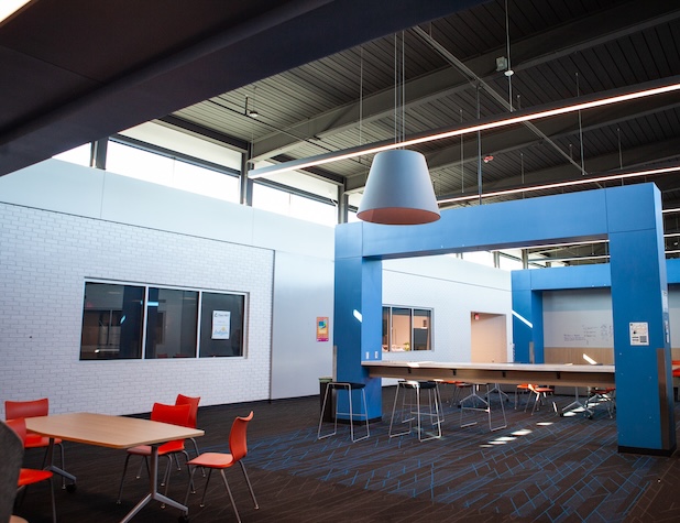 learning center with different seating options