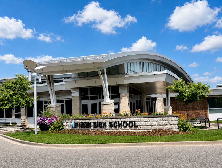 Front of northern high school