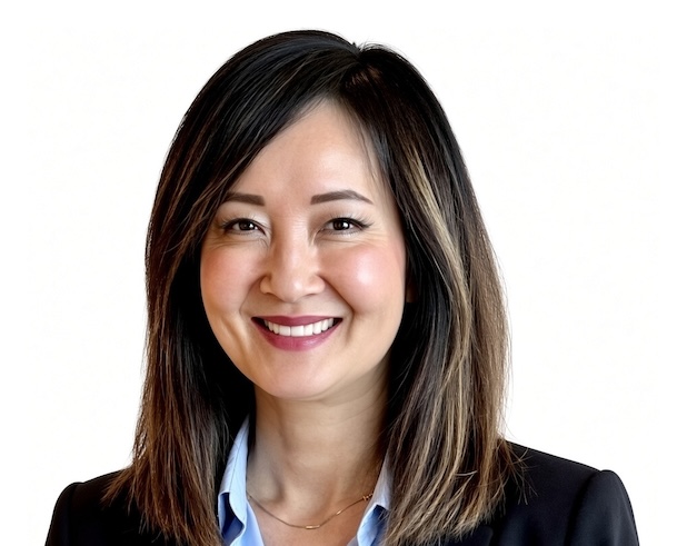 Woman smiling for a headshot