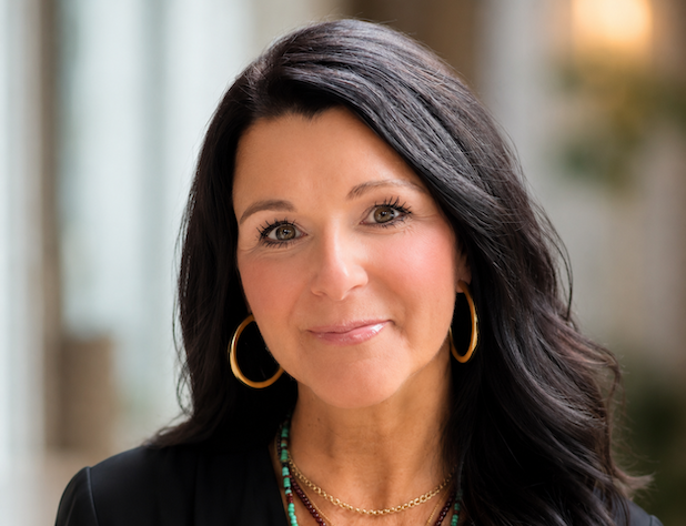 Woman smiling for a headshot